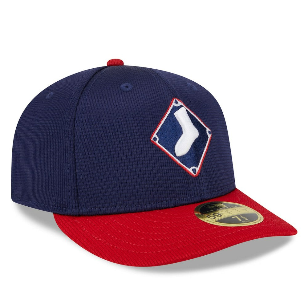 Chicago White Sox 2025 Batting Practice Low Profile 59FIFTY Fitted Hat Navy | New Era