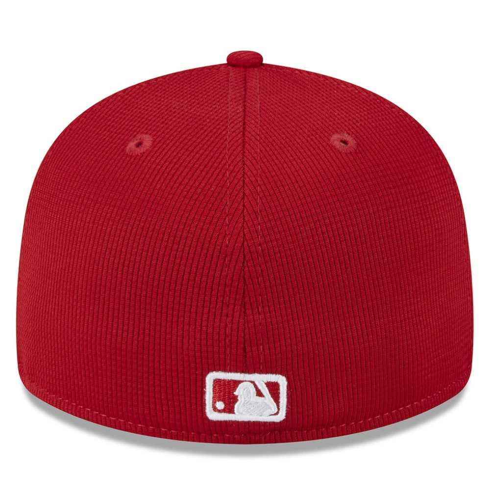 Cincinnati Reds 2025 Batting Practice Low Profile 59FIFTY Fitted Hat White | New Era