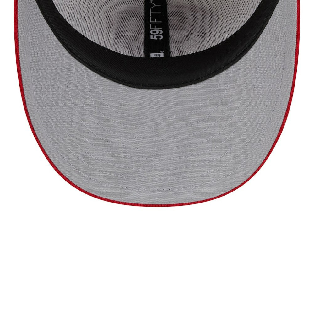 Cincinnati Reds 2025 Batting Practice Low Profile 59FIFTY Fitted Hat White | New Era