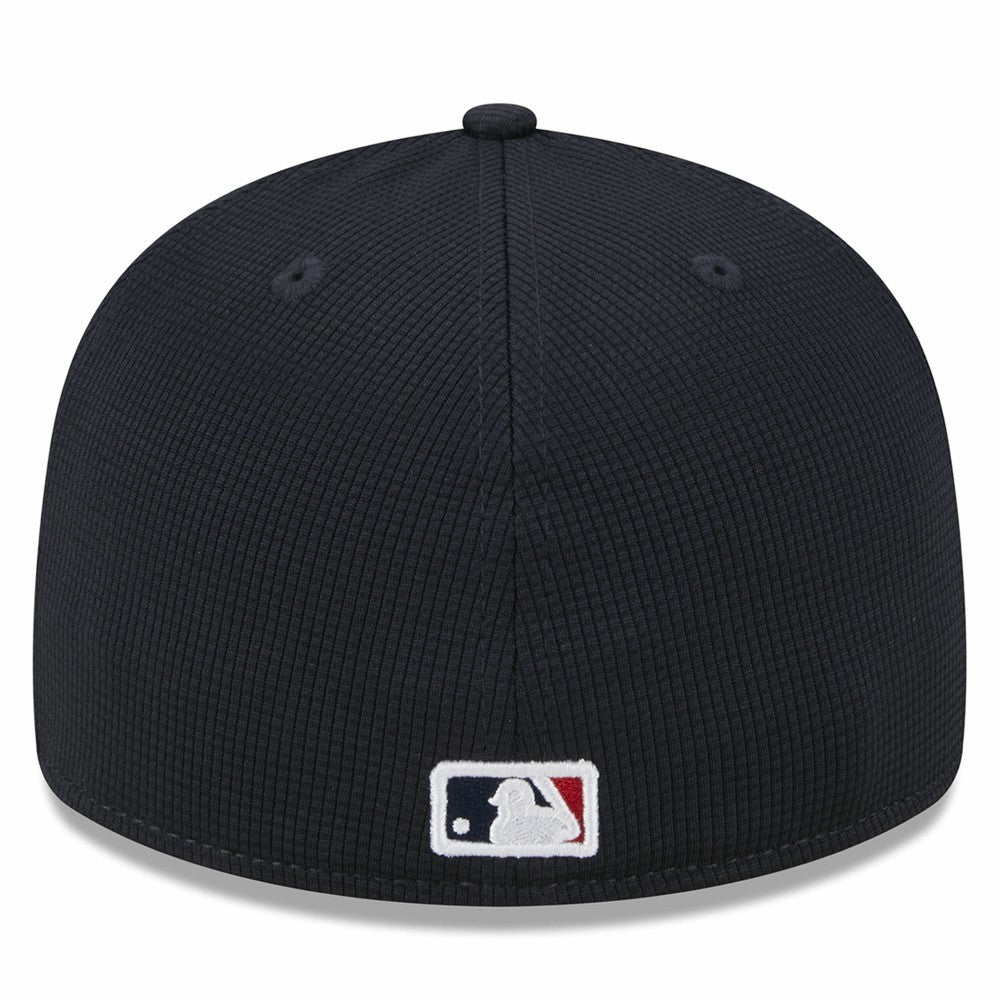 Cleveland Guardians 2025 Batting Practice Low Profile 59FIFTY Fitted Hat White | New Era