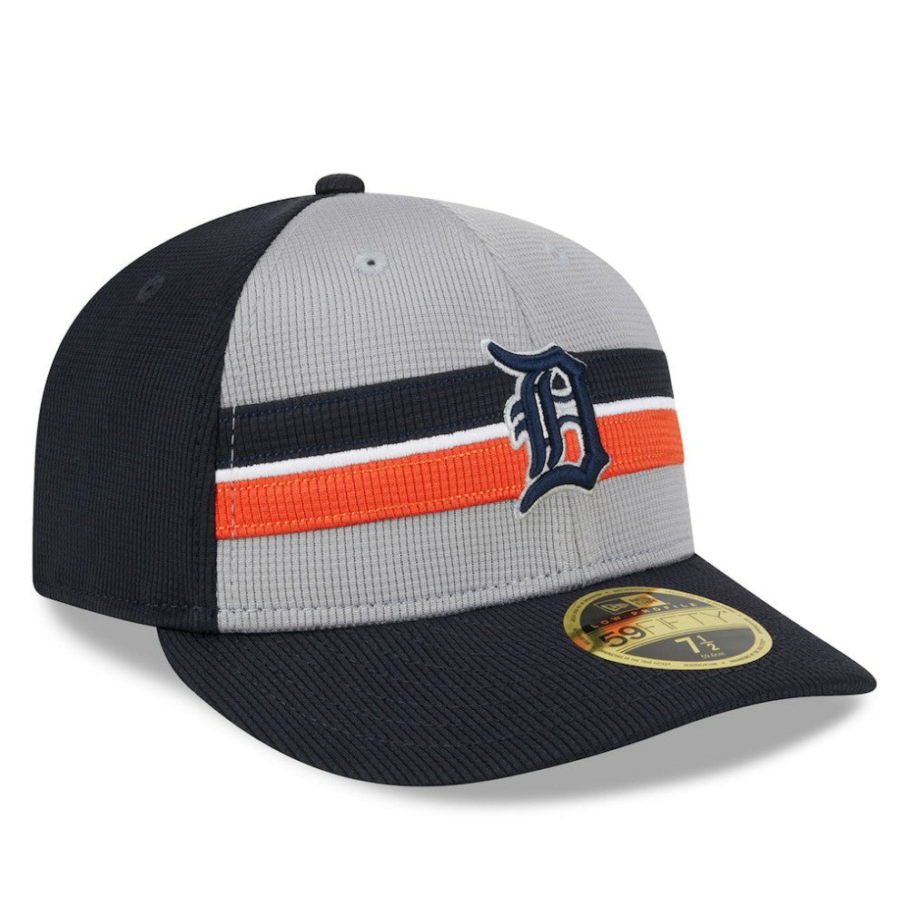 Detroit Tigers 2025 Batting Practice Low Profile 59FIFTY Fitted Hat Gray | New Era