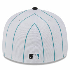 Miami Marlins 2025 Batting Practice Low Profile 59FIFTY Fitted Hat White | New Era