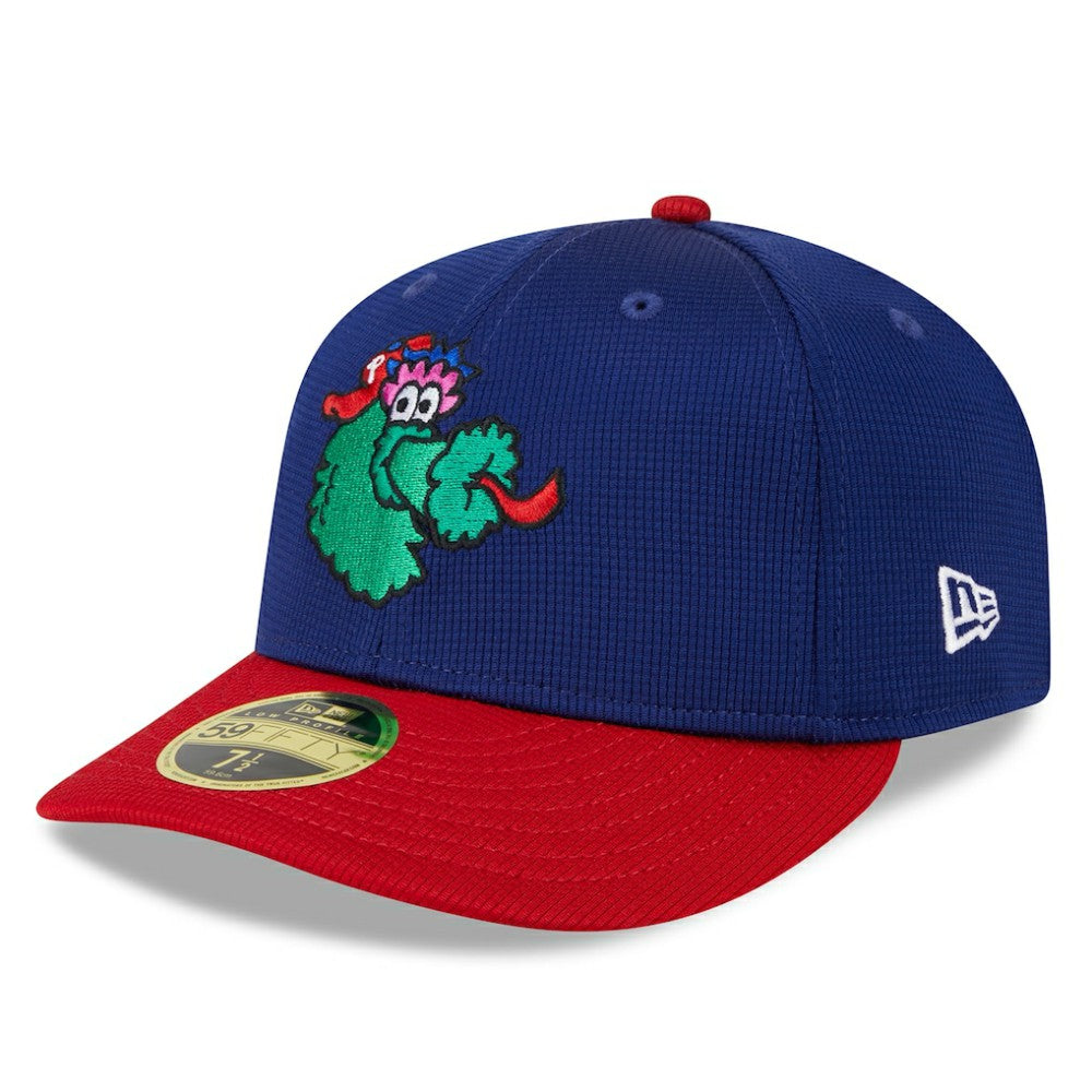 Philadelphia Phillies 2025 Batting Practice Low Profile 59FIFTY Fitted Hat Navy | New Era