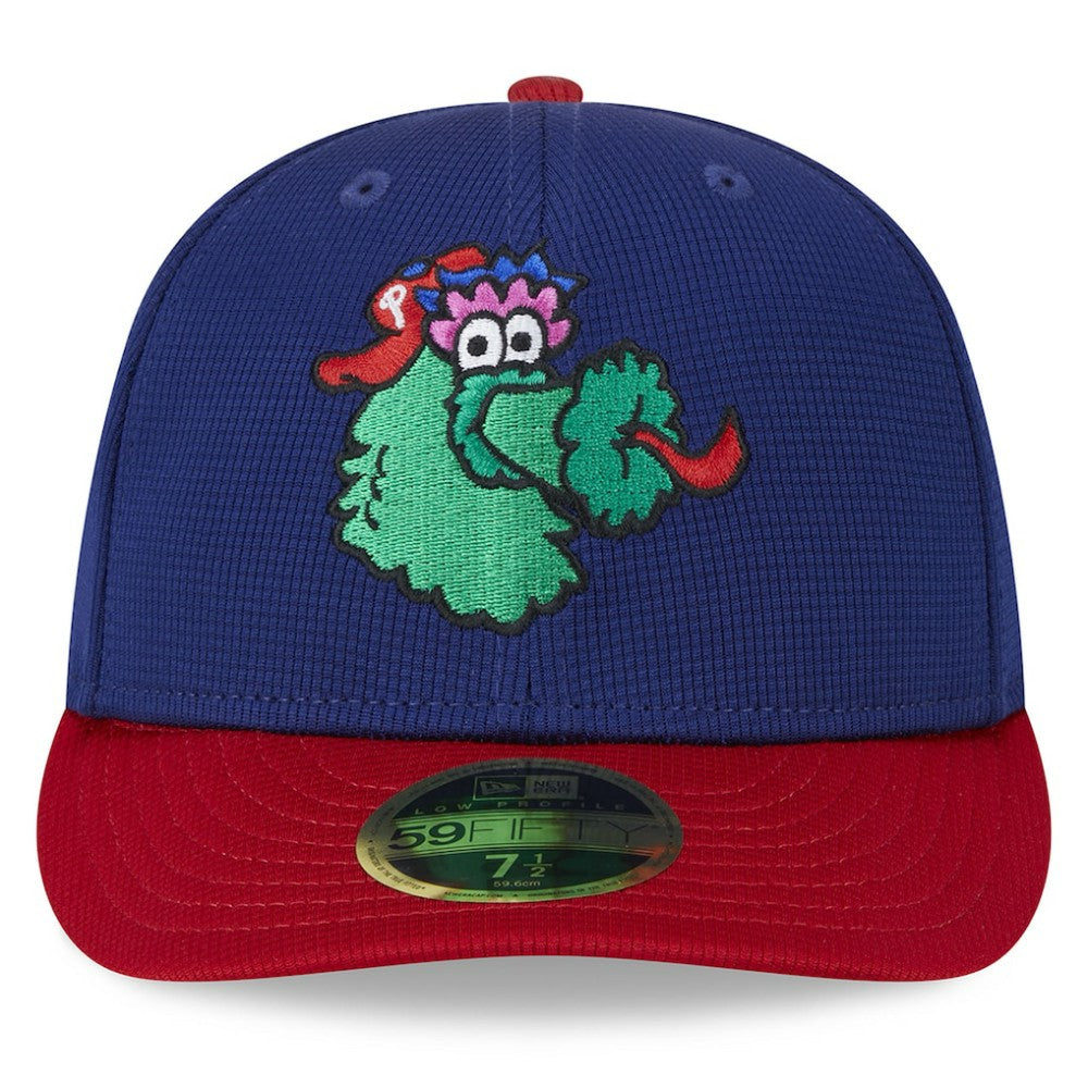Philadelphia Phillies 2025 Batting Practice Low Profile 59FIFTY Fitted Hat Navy | New Era