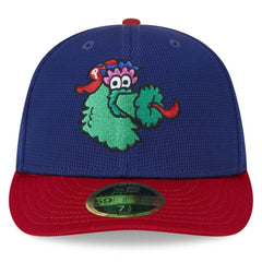 Philadelphia Phillies 2025 Batting Practice Low Profile 59FIFTY Fitted Hat Navy | New Era