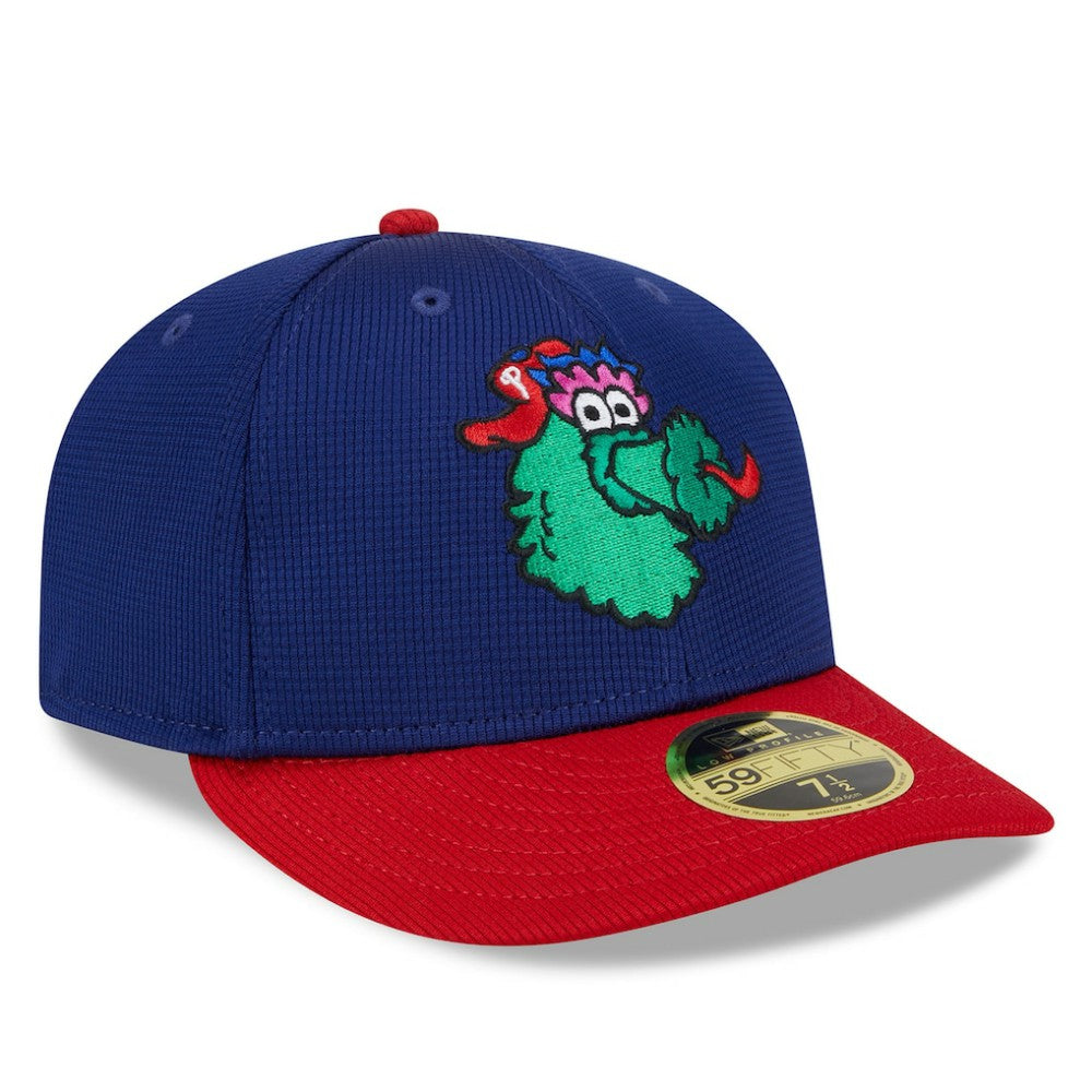 Philadelphia Phillies 2025 Batting Practice Low Profile 59FIFTY Fitted Hat Navy | New Era
