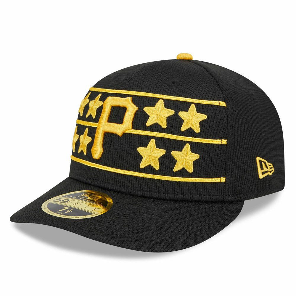 Pittsburgh Pirates 2025 Batting Practice Low Profile 59FIFTY Fitted Hat Black | New Era