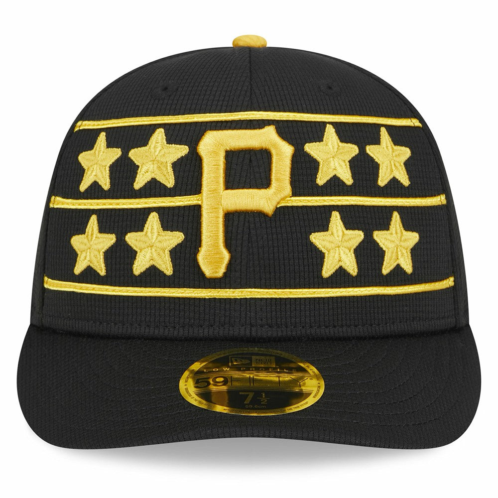 Pittsburgh Pirates 2025 Batting Practice Low Profile 59FIFTY Fitted Hat Black | New Era