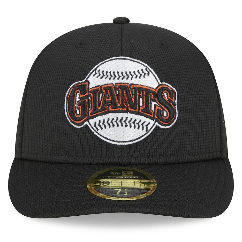 San Francisco Giants 2025 Batting Practice Low Profile 59FIFTY Fitted Hat Black | New Era