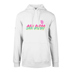 San Diego Padres Levelwear City Connect Podium Core Logo Pullover Hoodie White