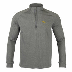 Milwaukee Brewers Levelwear City Connect Calibre Insignia Core Quarter-Zip Pullover Top Heather Charcoal