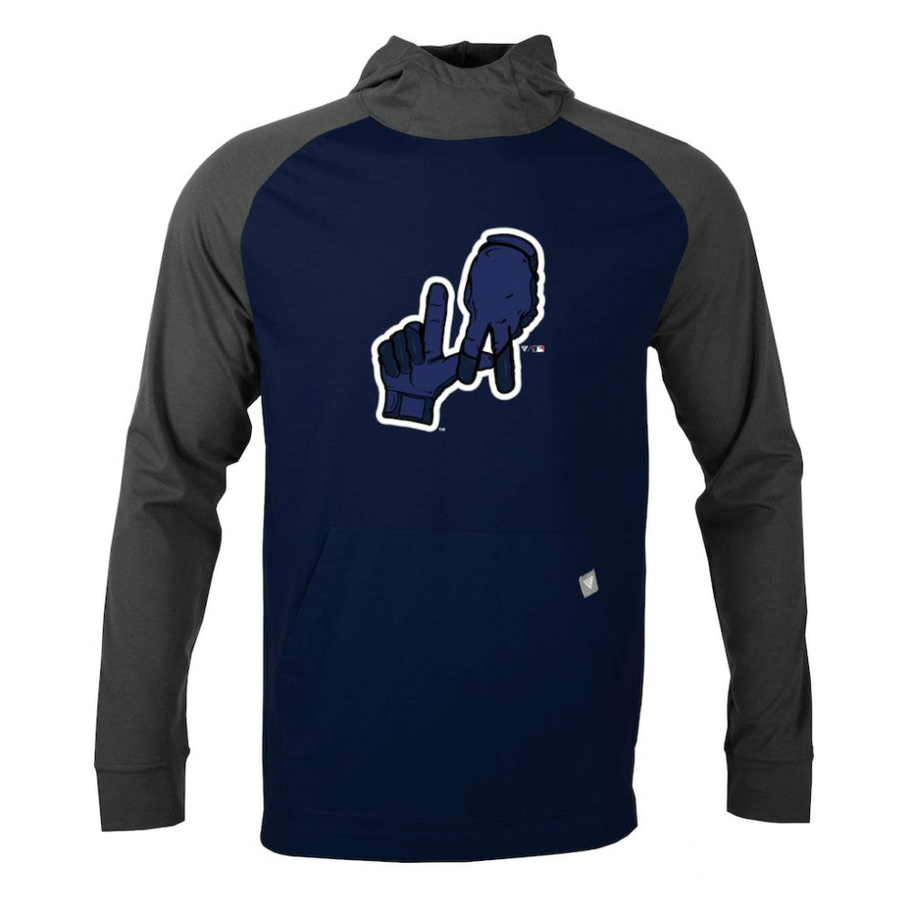 Los Angeles Dodgers Levelwear City Connect Uproar Core Logo Pullover Hoodie Navy