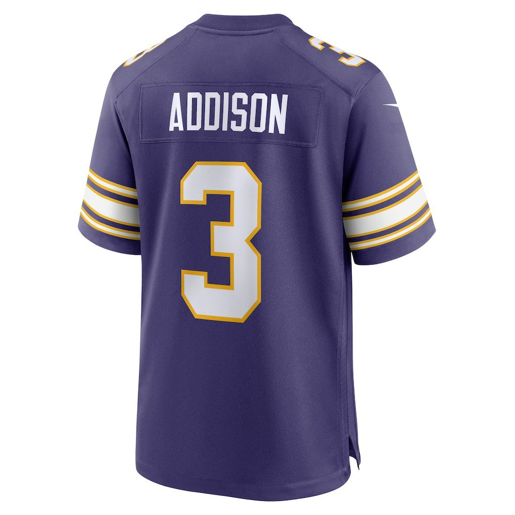 Jordan Addison Minnesota Vikings Alternate Game Jersey - Purple
