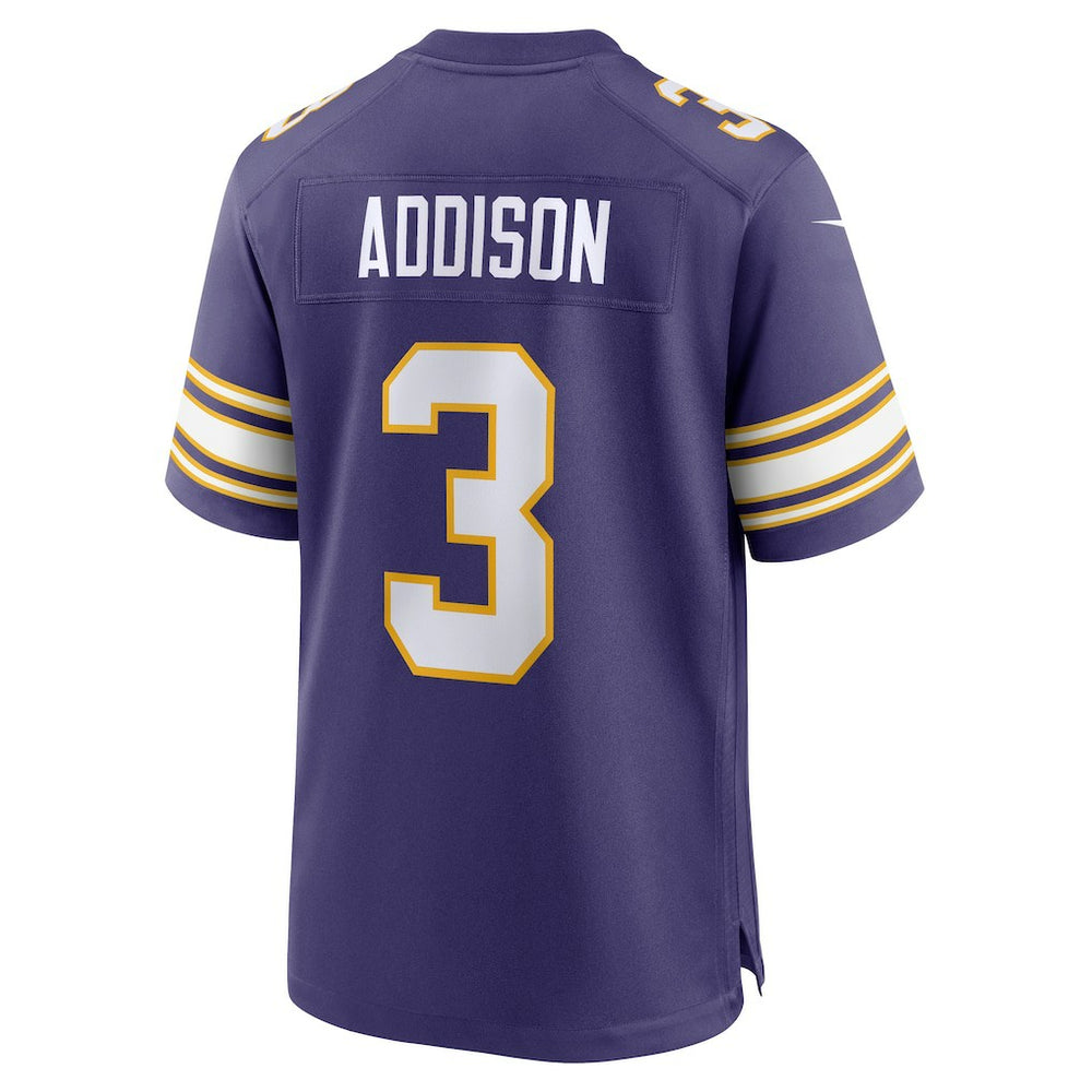 Jordan Addison Minnesota Vikings Alternate Game Jersey - Purple