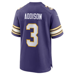 Jordan Addison Minnesota Vikings Alternate Game Jersey - Purple