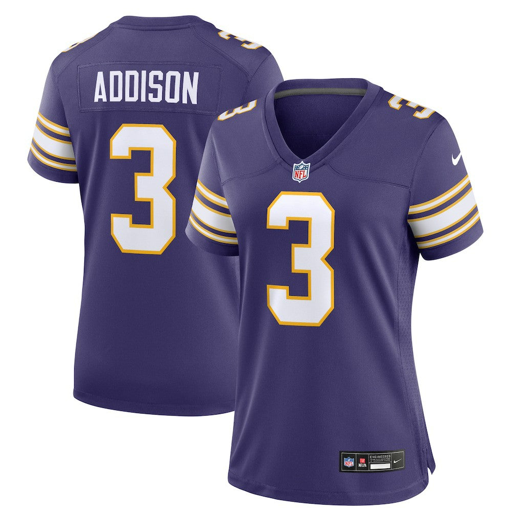 Jordan Addison Minnesota Vikings Women's Alternate Game Jersey - Purple