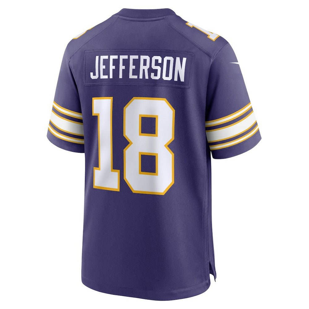 Justin Jefferson Minnesota Vikings Classic Player Game Jersey - Purple