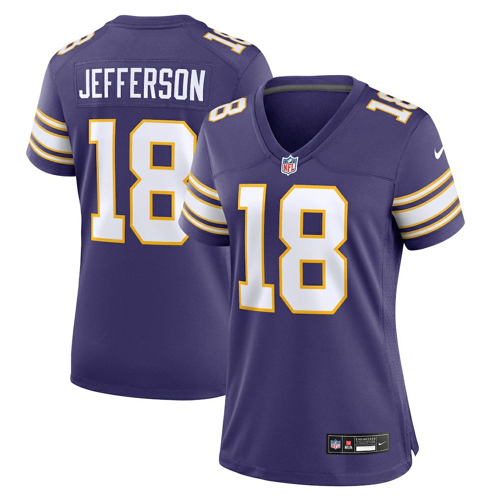 Justin Jefferson Minnesota Vikings Women's Player Jersey - Purple