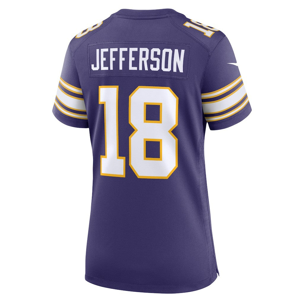 Justin Jefferson Minnesota Vikings Women's Player Jersey - Purple