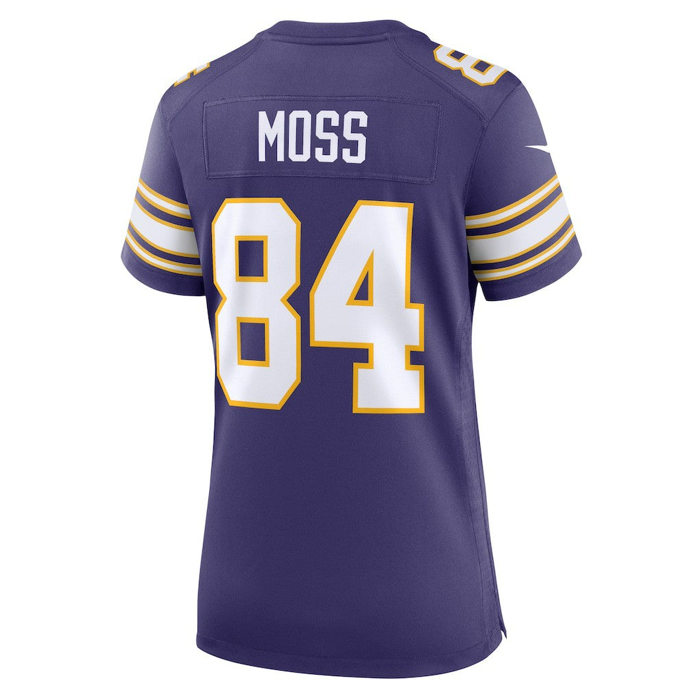 Randy Moss Minnesota Vikings Women's Classic Retired Player Game Jersey - Purple