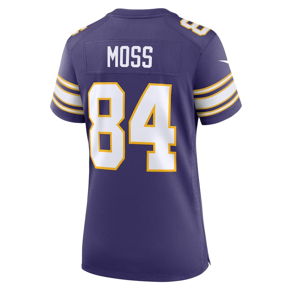 Randy Moss Minnesota Vikings Women's Classic Retired Player Game Jersey - Purple