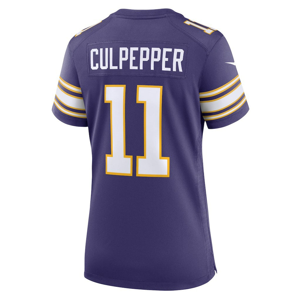 Daunte Culpepper Minnesota Vikings Women's Classic Retired Player Game Jersey - Purple