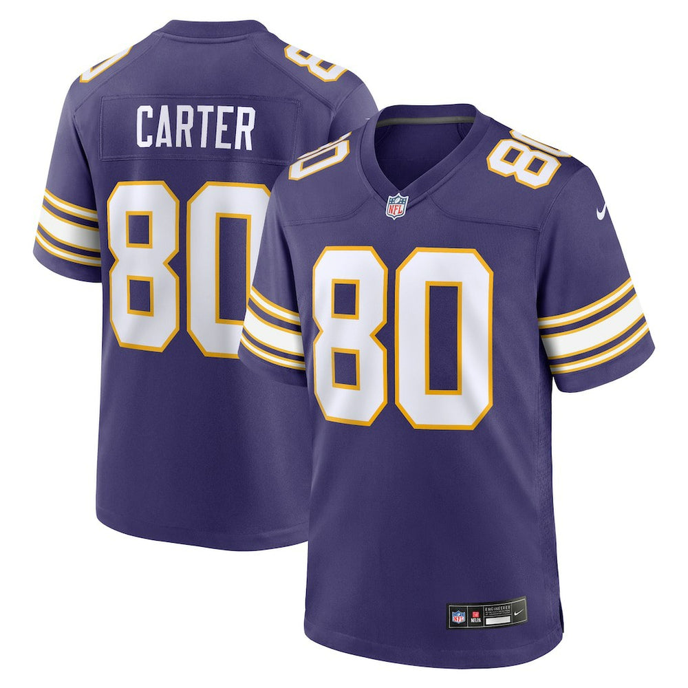 Cris Carter Minnesota Vikings Retired Player Alternate Game Jersey - Purple