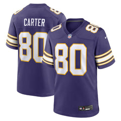 Cris Carter Minnesota Vikings Retired Player Alternate Game Jersey - Purple