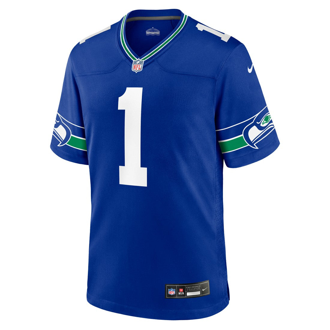 Warren Moon Seattle Seahawks Retired Player Alternate Game Jersey - Royal