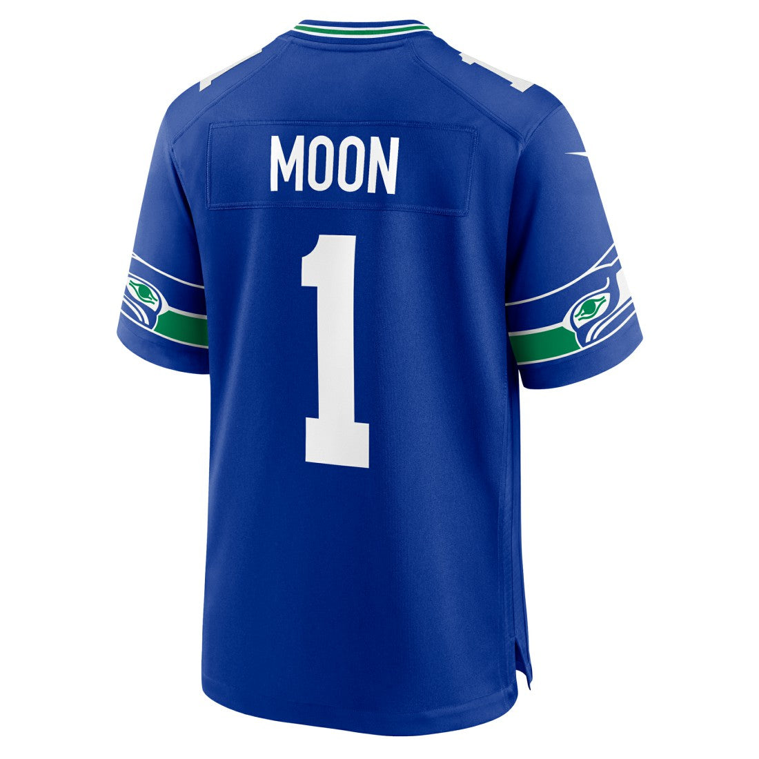 Warren Moon Seattle Seahawks Retired Player Alternate Game Jersey - Royal