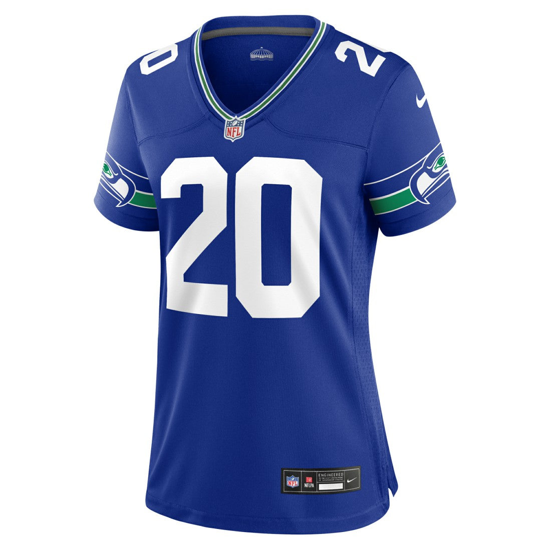 Julian Love Seattle Seahawks Women's Throwback Player Game Jersey - Royal