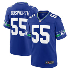 Brian Bosworth Seattle Seahawks Retired Player Alternate Game Jersey - Royal