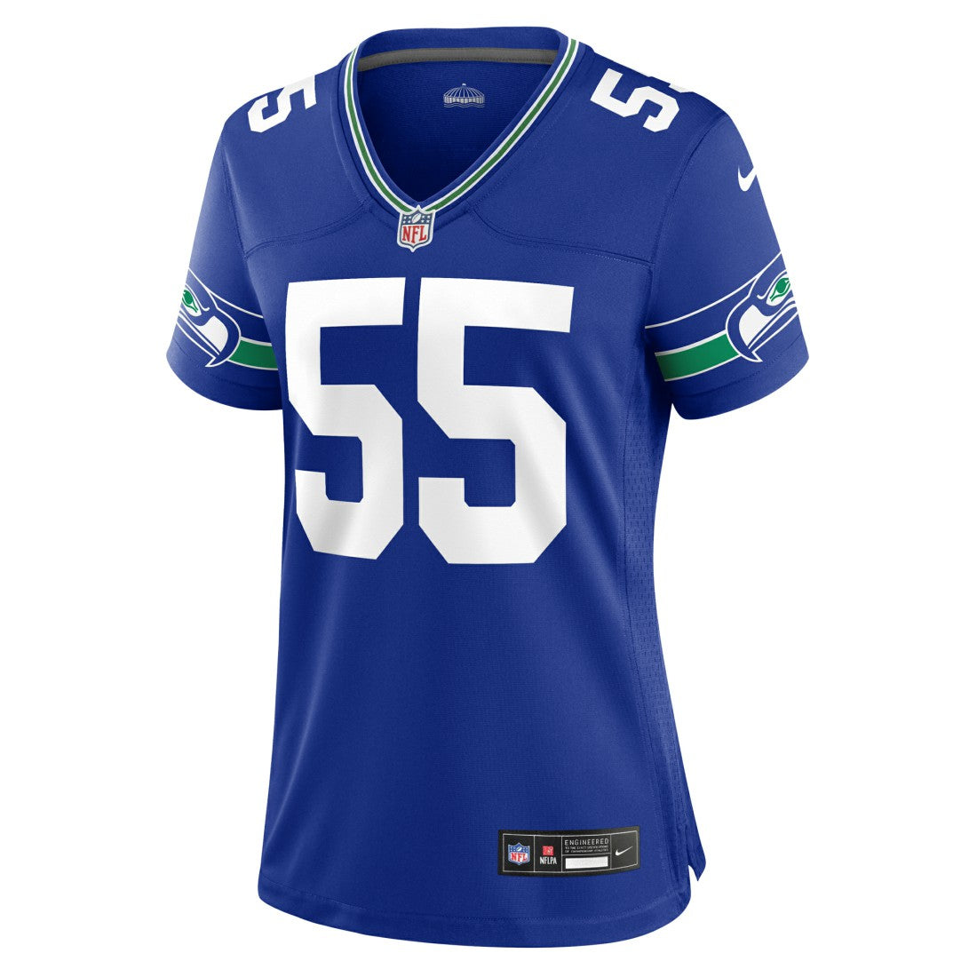 Brian Bosworth Seattle Seahawks Women's Throwback Retired Player Game Jersey - Royal