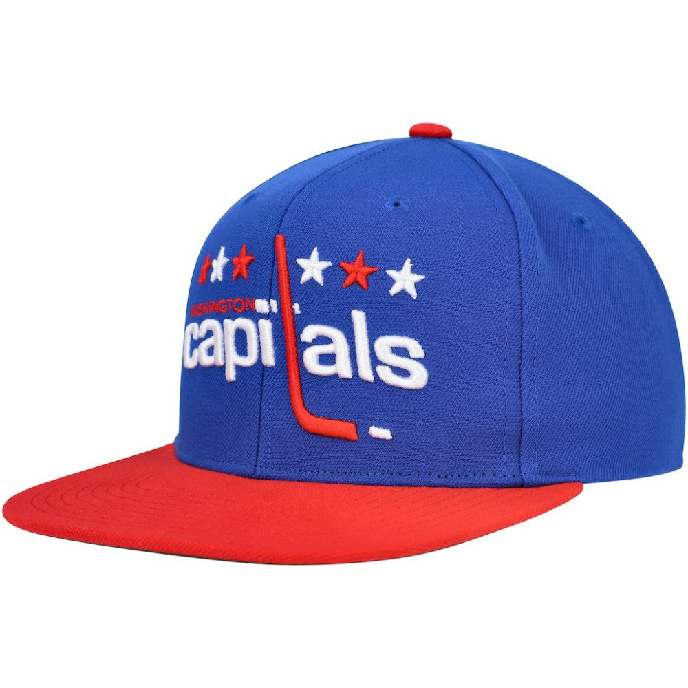 Washington Capitals Mitchell & Ness Core Team Ground 2.0 Snapback Hat Blue