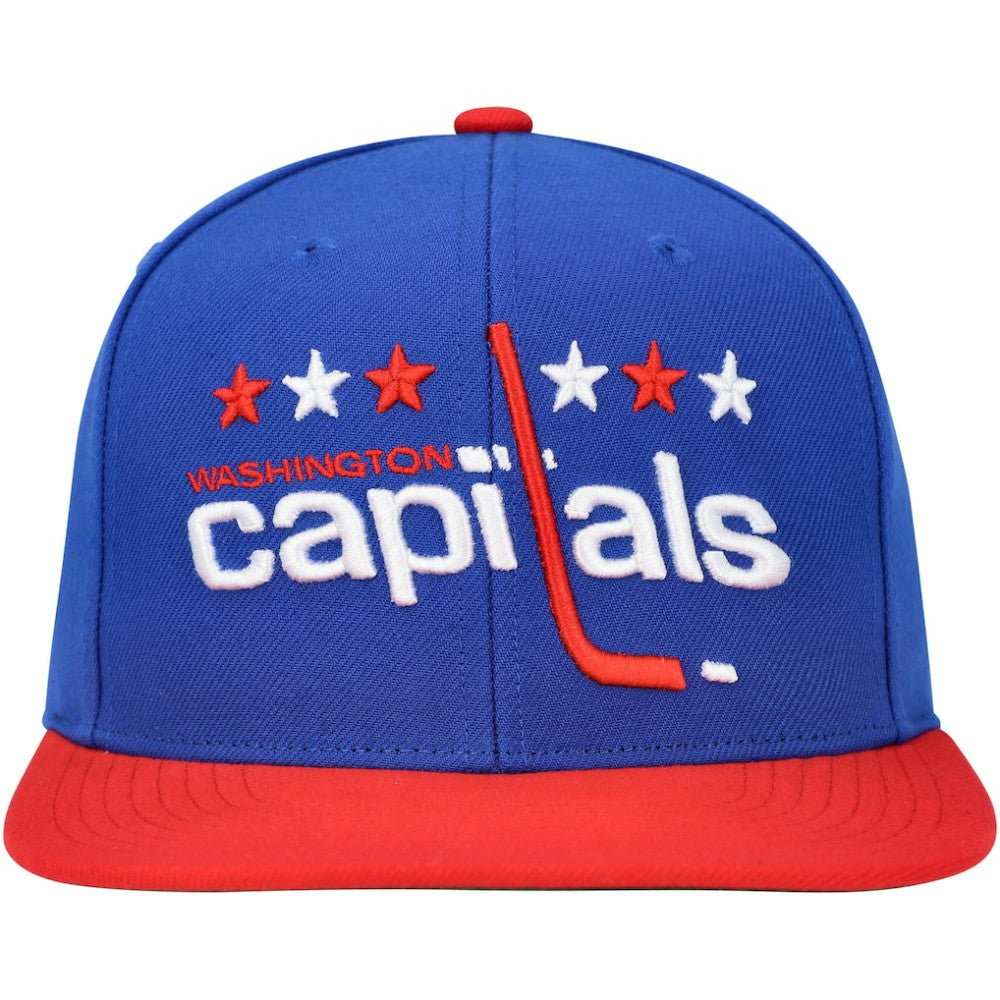Washington Capitals Mitchell & Ness Core Team Ground 2.0 Snapback Hat Blue