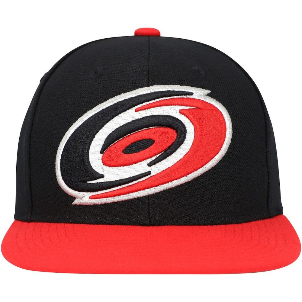 Carolina Hurricanes Mitchell & Ness Core Team Ground 2.0 Snapback Hat Black