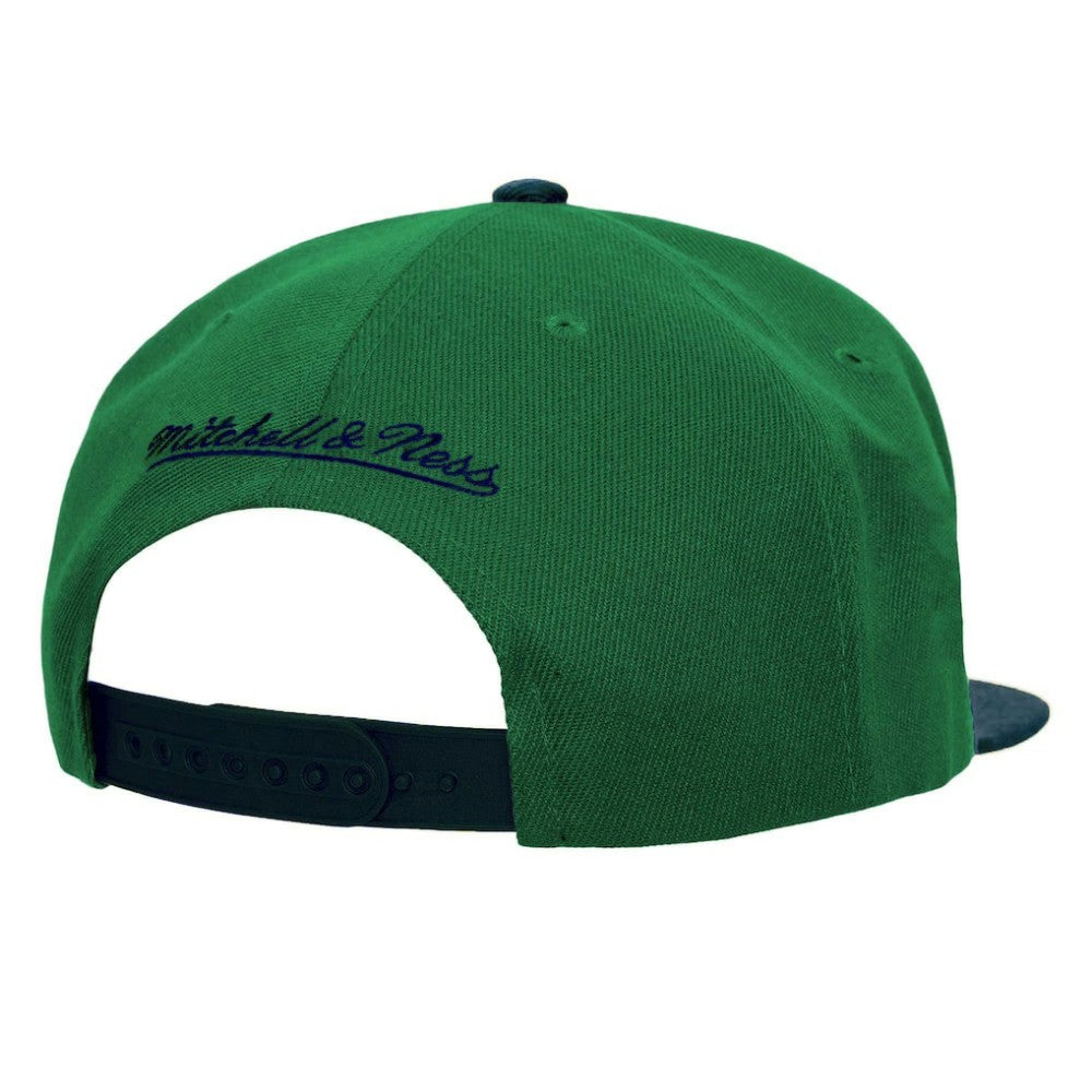 Dallas Stars Mitchell & Ness Core Team Ground 2.0 Snapback Hat Kelly Green