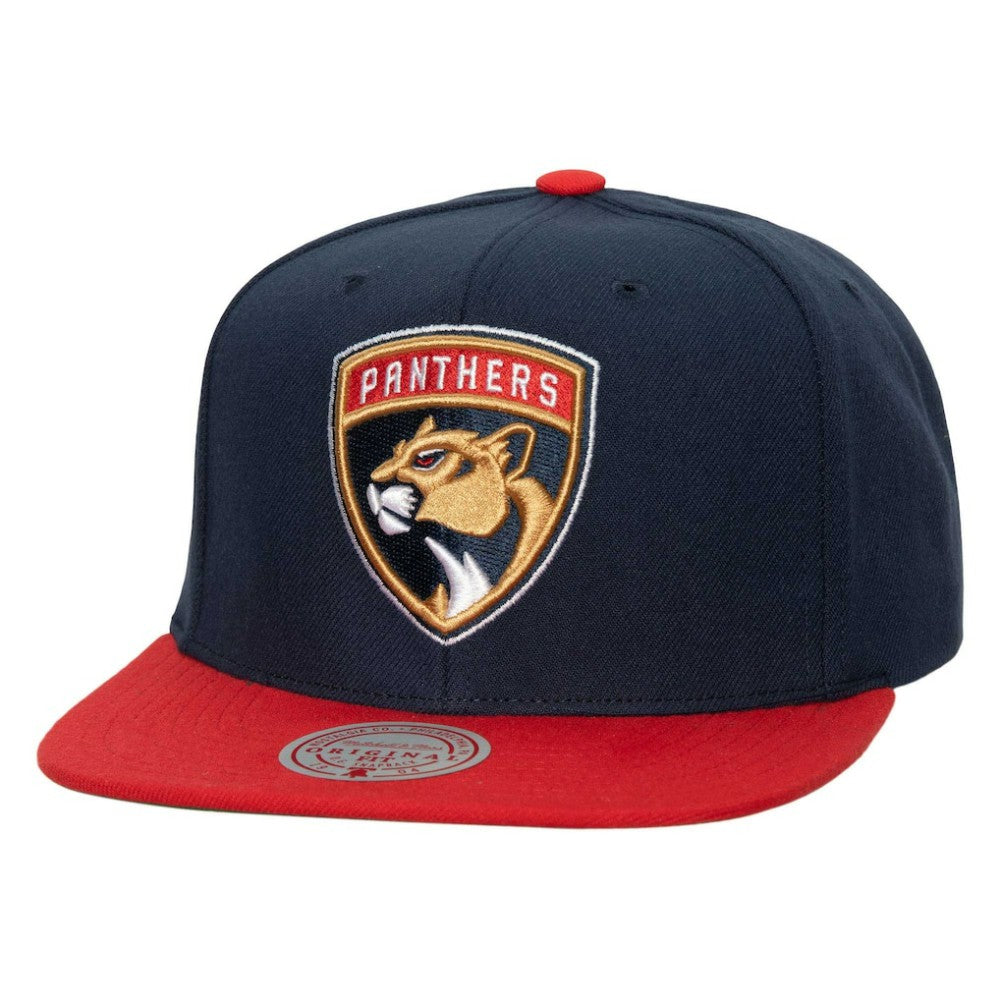 Florida Panthers Mitchell & Ness Core Team Ground 2.0 Snapback Hat Navy