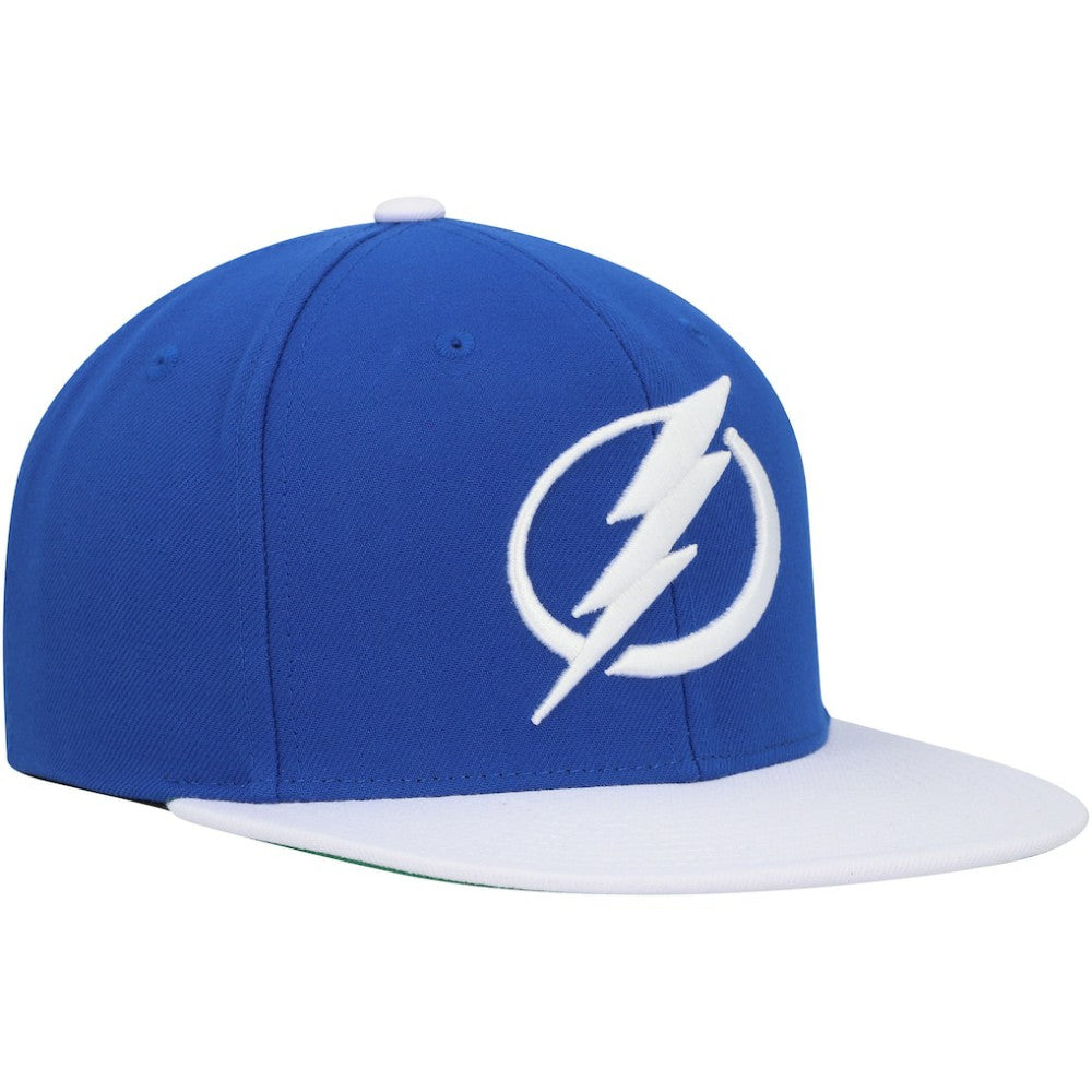 Tampa Bay Lightning Mitchell & Ness Core Team Ground 2.0 Snapback Hat Blue