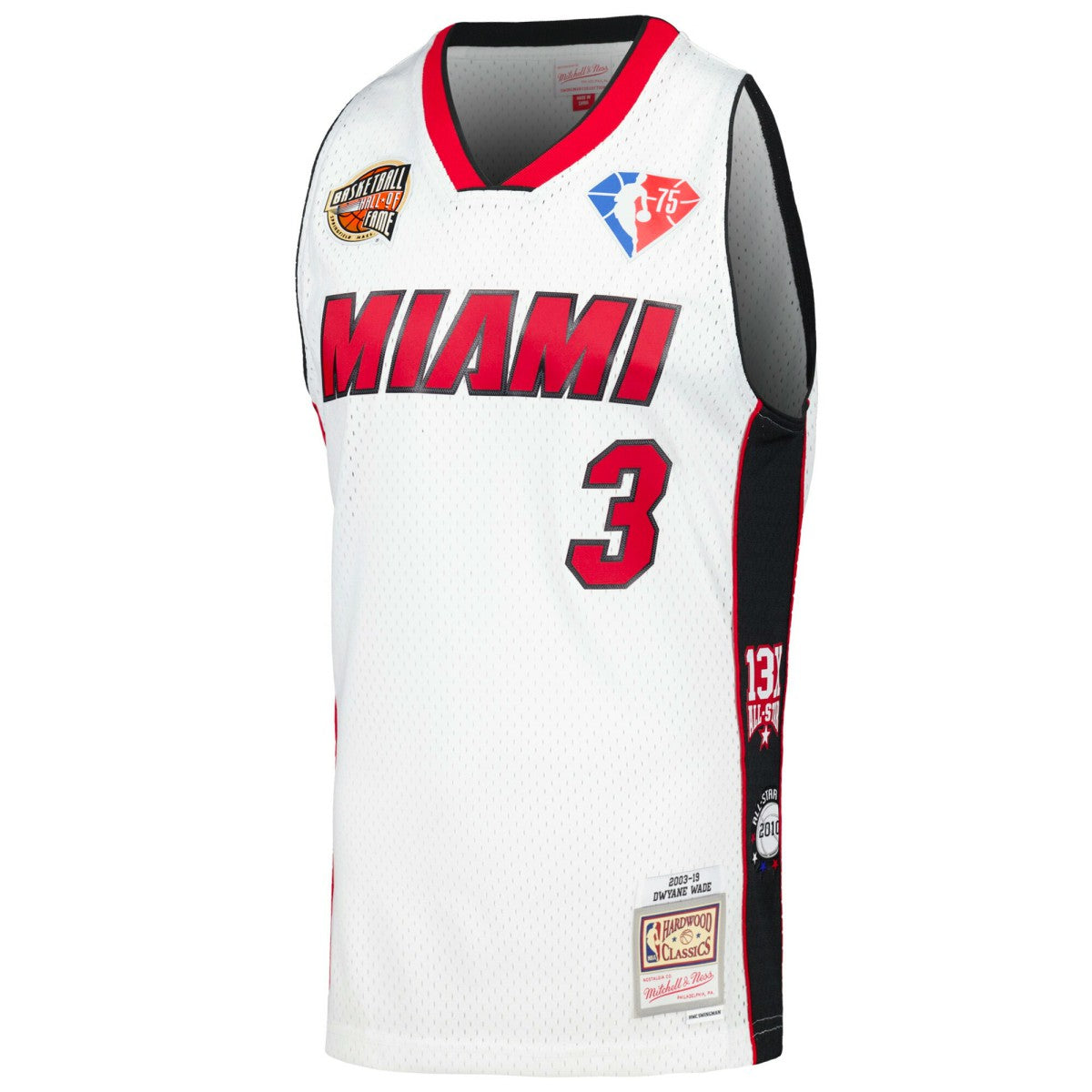 Dwyane Wade Miami Heat Unisex Hall of Fame Class of 2023 Throwback Swingman Jersey - White