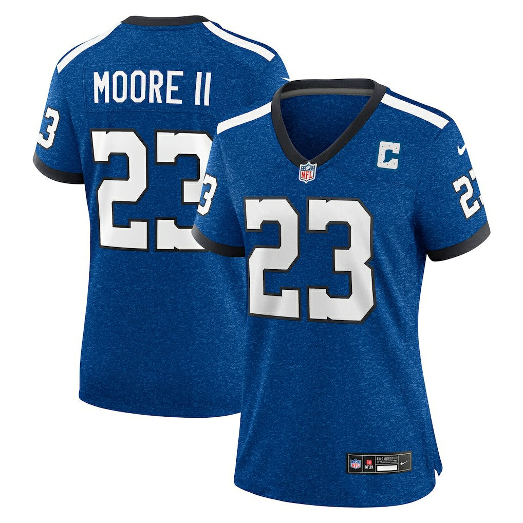 Kenny Moore II Indianapolis Colts Women's Indiana Nights Alternate Game Jersey - Royal