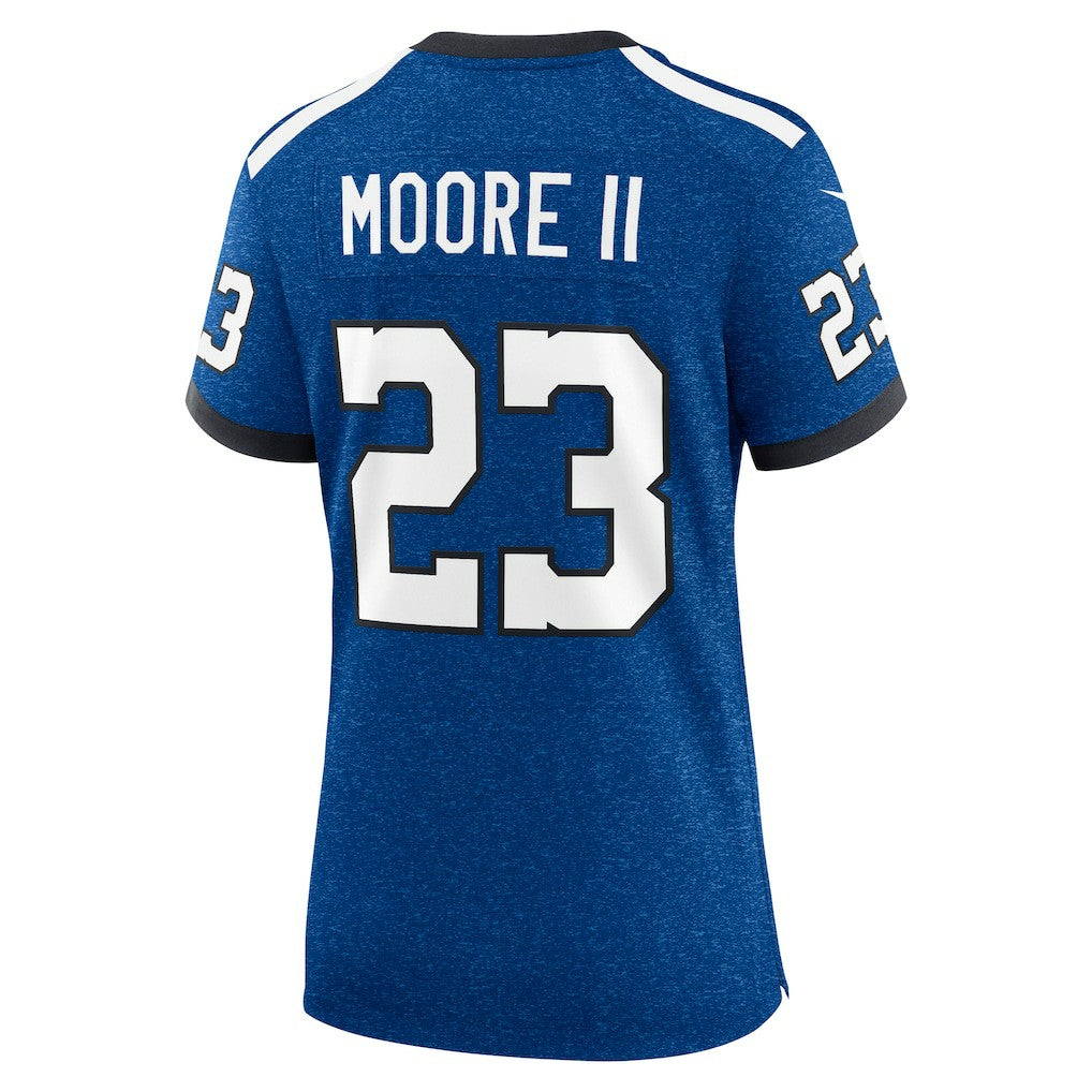 Kenny Moore II Indianapolis Colts Women's Indiana Nights Alternate Game Jersey - Royal