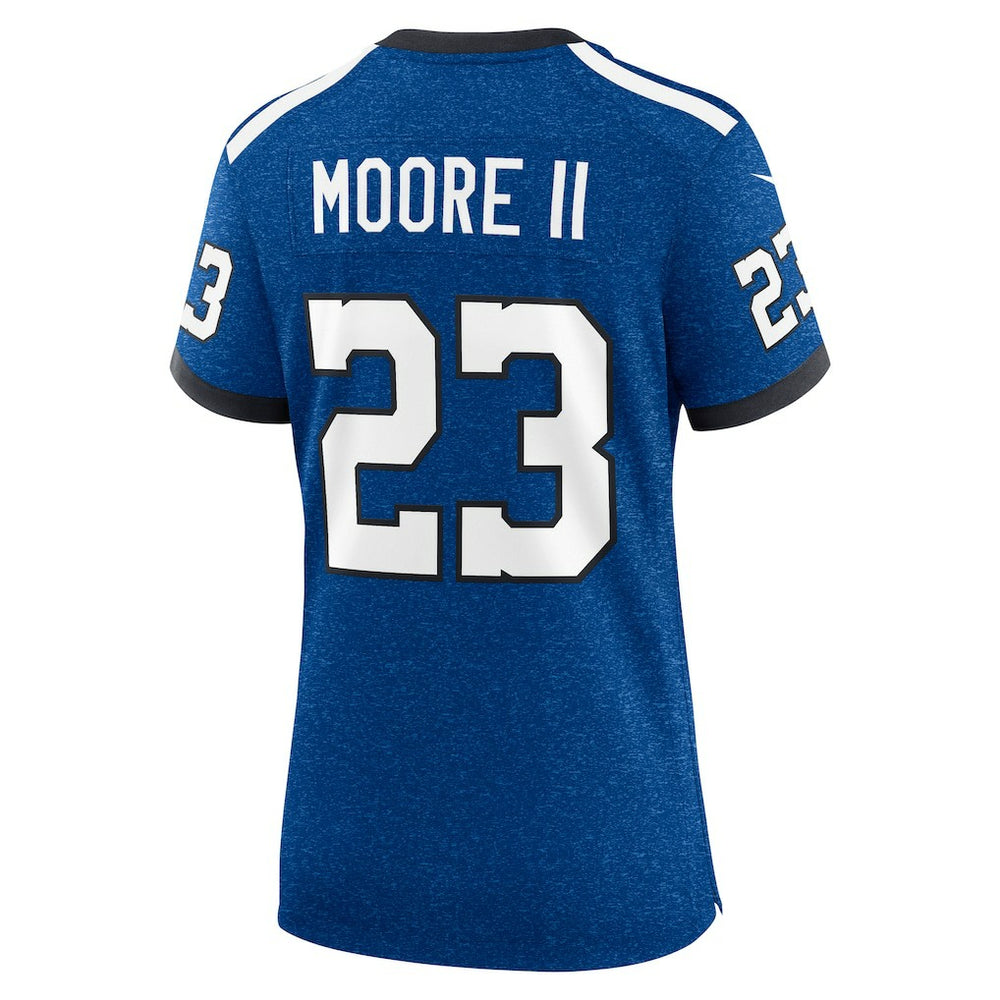 Kenny Moore II Indianapolis Colts Women's Indiana Nights Alternate Game Jersey - Royal