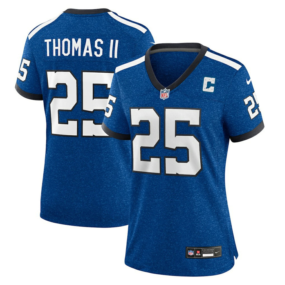 Rodney Thomas II Indianapolis Colts Women's Indiana Nights Alternate Game Jersey - Royal