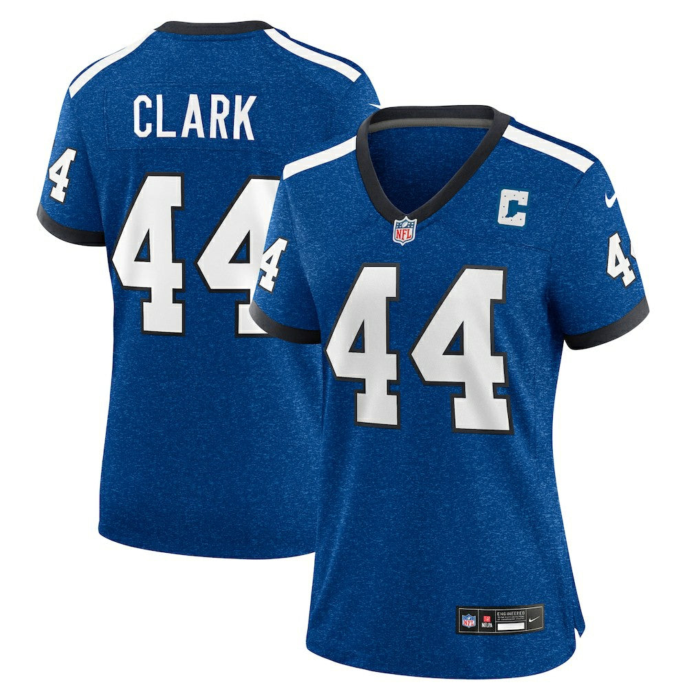 Dallas Clark Indianapolis Colts Women's Indiana Nights Alternate Game Jersey - Royal
