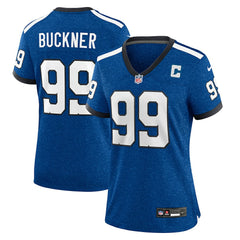 DeForest Buckner Indianapolis Colts Women's Indiana Nights Alternate Game Jersey - Royal