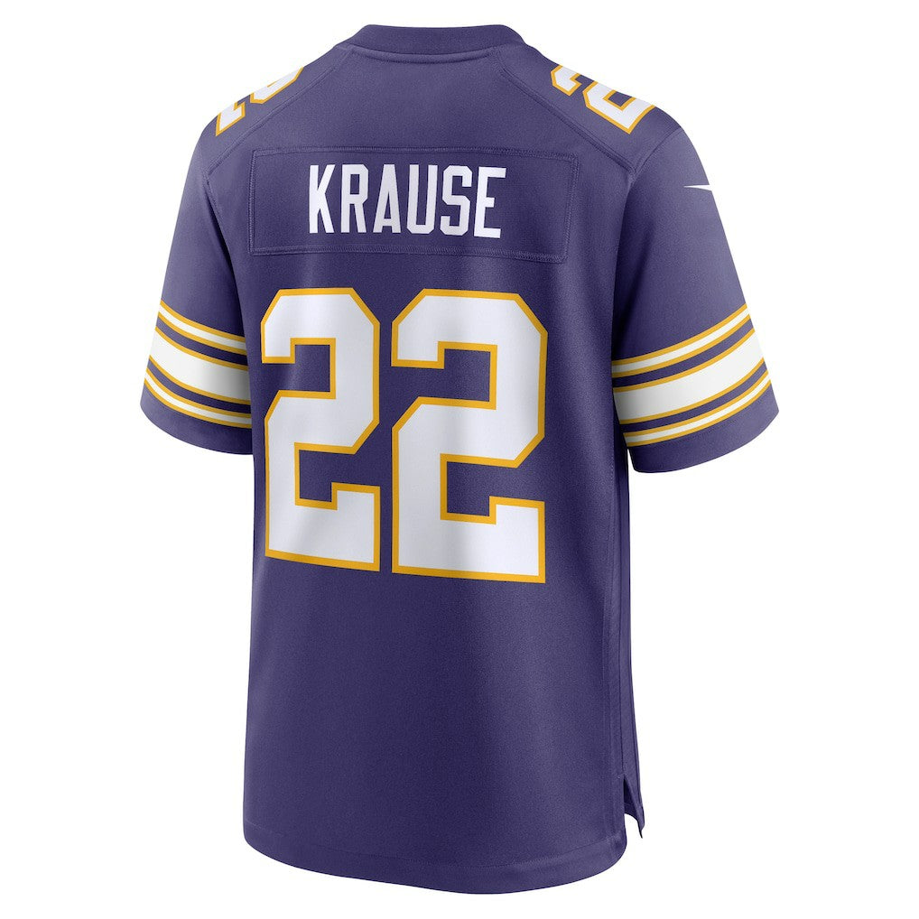 Paul Krause Minnesota Vikings Retired Player Alternate Game Jersey - Purple