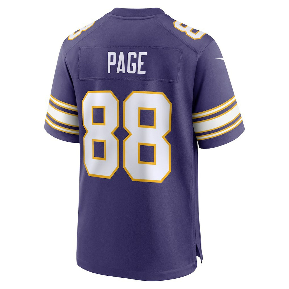 Alan Page Minnesota Vikings Retired Player Alternate Game Jersey - Purple