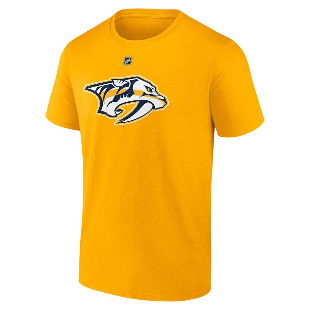 Ryan O'Reilly Nashville Predators Fanatics Authentic Stack Name & Number T-Shirt Gold