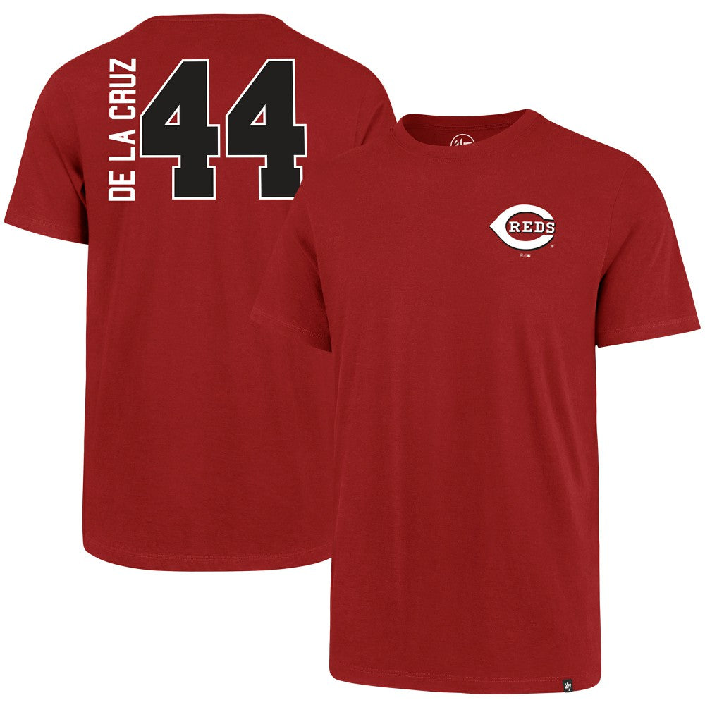 Elly De La Cruz Cincinnati Reds Name & Number T-Shirt Red | 47 brand